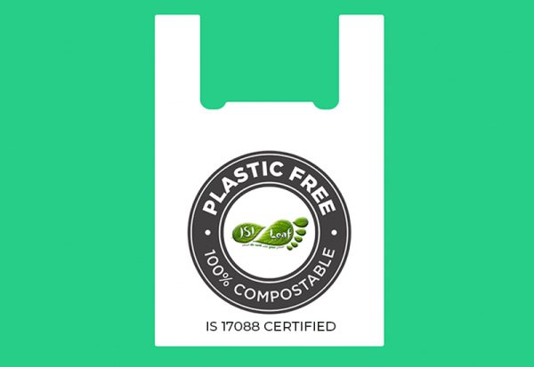 bio degradable plastic printed carry bag
