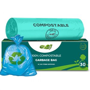 Compostable Garbage Bags/Trash Bags/Dustbin Bags Small 17 X 19 Inches