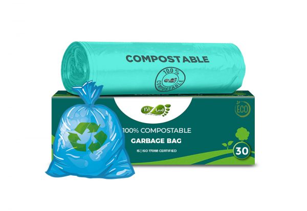Compostable Garbage Bags/Trash Bags/Dustbin Bags Small 17 X 19 Inches